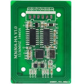 IC 카드 리더 모듈 RFID 고주파 비접촉식 S50 읽기 및 쓰기 유도 직렬 포트 RS232 TTL