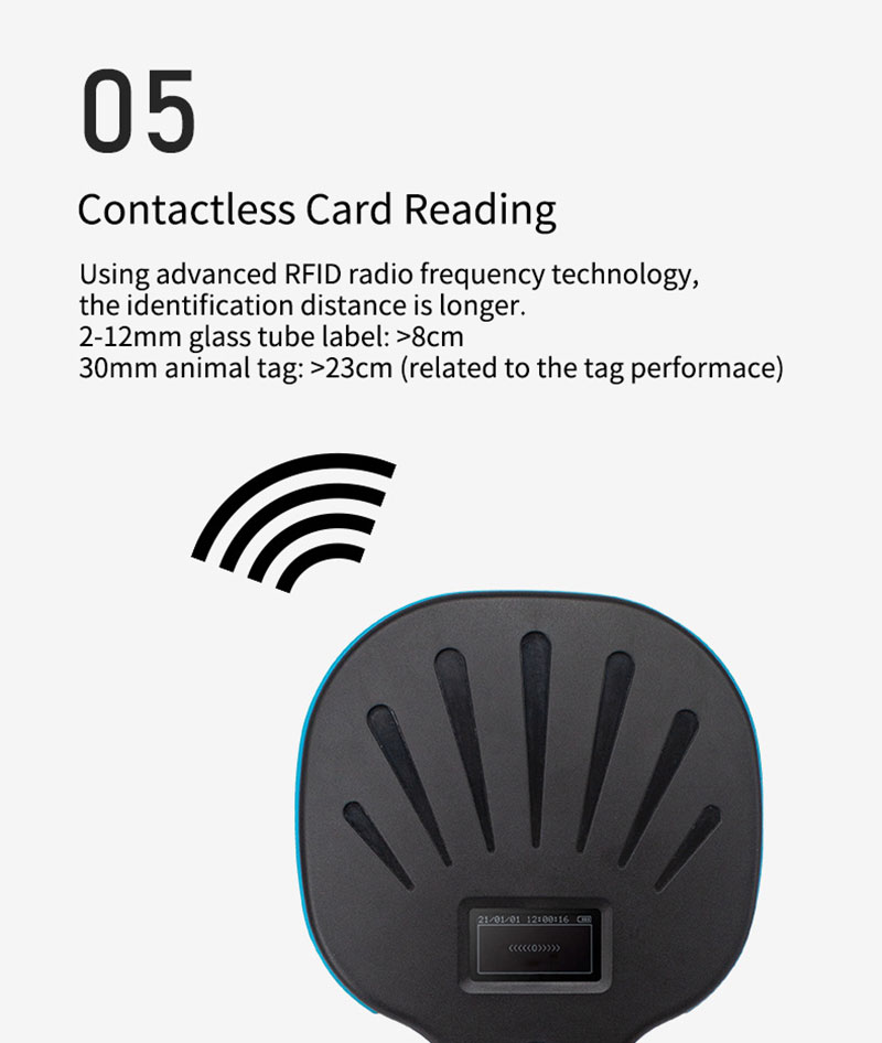 다기능 휴대용 RFID 동물 태그 리더 6