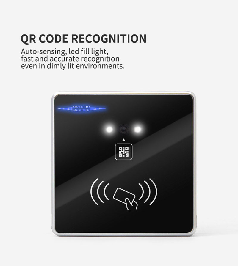 다목적 QR 코드 스캐닝 RFID 액세스 제어 리더 4