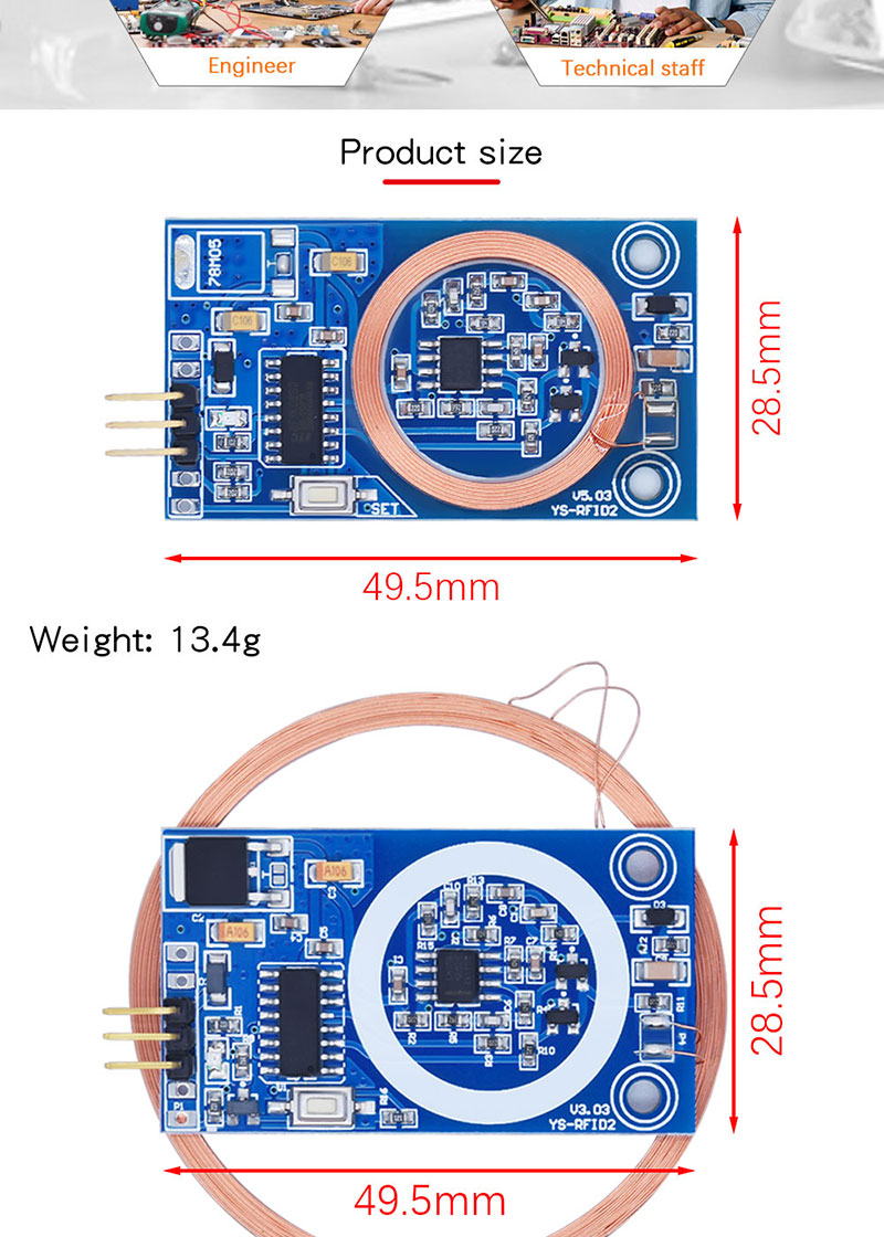 ID 카드 학습 모듈 RFID 읽기 카드 5V 12V I/O 포트 출력 125K 무선 주파수 마이크로컨트롤러 액세스 카드 스와이프 DIY7