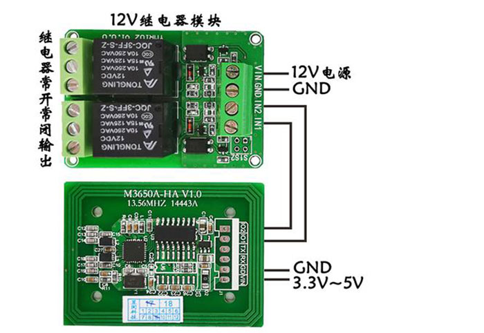 IC 카드 리더 모듈 RFID 고주파 비접촉식 S50 유도 직렬 포트 RS232 TTL 5