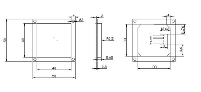 RFID 리더 UHF 모듈 uhf 카드 리더 식별 거리 3미터 TTL - USB 인터페이스 915mhz 유럽 표준2