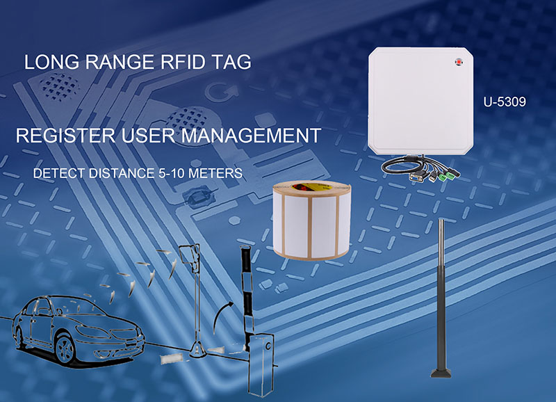 RFID 차량 관리 솔루션 빠르고 지능적인 식별 고속도로 유료주차장 차량출입관리 교통통제시스템