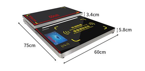 스마트레스토랑 대학식당 셀프 식사 계량 정산 금전 등록기 일체형 RFID 판독 결제 5