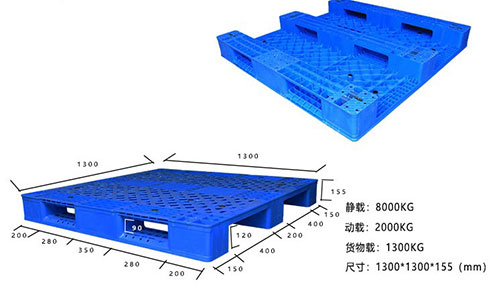 전자 라벨 트레이가 있는 RFID 잭 슬롯 컨베이어 팔레타이저 스태커 셔틀 차량용 팔레트