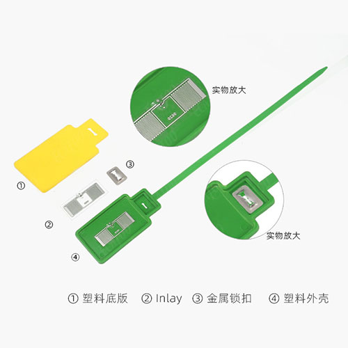 안티- 도난 방지 자산 관리 RFID 케이블 타이 중국 RFID 제조업체 도매 맞춤형 가스 실린더 라벨 스마트 RFID 케이블 타이 라벨 3