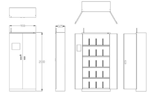 RFID UHF 지능형 파일 캐비닛