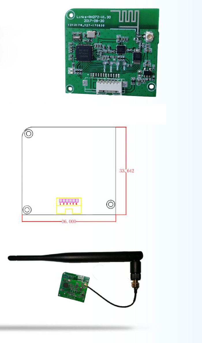 RFID 활성 읽기-쓰기 모듈 2.45G 활성 읽기- 쓰기 모듈 휴대용 RFID 모듈