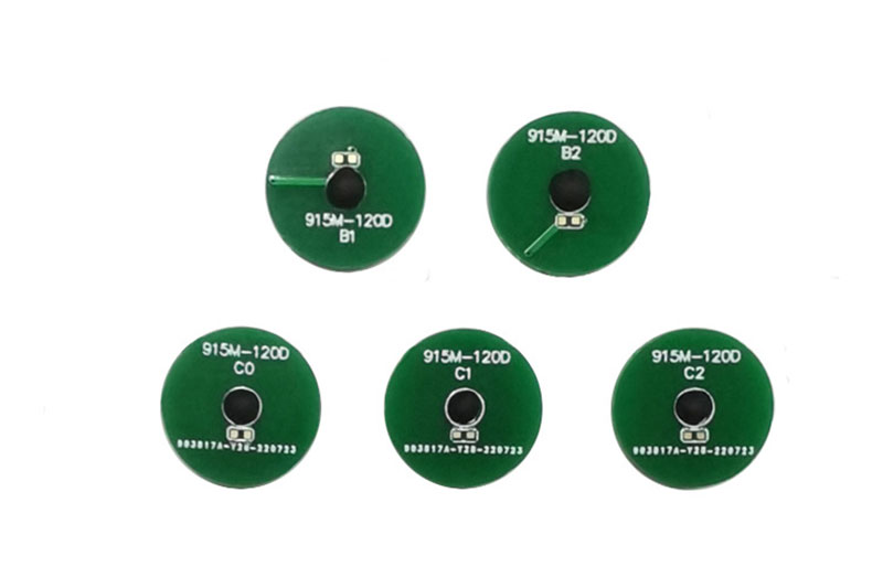 12mm 고온 내성 UHF 태그 PCB 소재 RFID 전자 태그 프로토콜 ISO/IEC18000-6