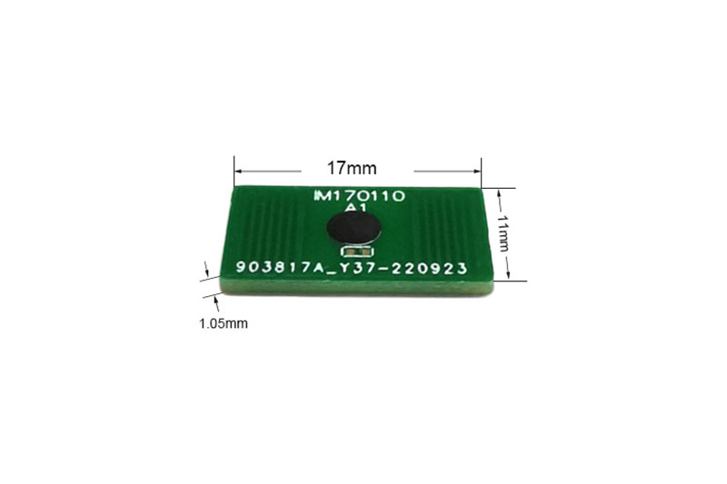 11*17MM UHF RFID 태그 PCB 방지 -금속 태그 자산 관리 고온 내성 R6P 칩 2